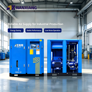 Compresor de Tornillo Industrial PM VSD de 7.5Kw con Presión de Trabajo de 8-13 Bar, Alta Eficiencia - Product Image 1