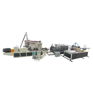 Plastic PVC multy layers Corrugated Color Roof wave Tile Board Sheet plastic manufacturing machine production line extruder