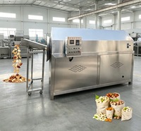 Machine de torréfaction industrielle à double passage pour noix, châtaignes, cacahuètes et amandes