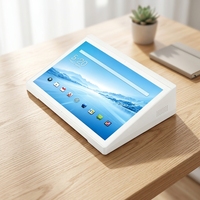 Nueva Tableta Industrial de 8 Pulgadas RK3399 Android 8/11 4+32G con Pantalla Táctil Horizontal para Escritorio, Ideal para Hospitales y Llamadas en Filas de Banco