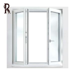 Fenêtre à triple vitrage de qualité supérieure avec cadre en <span class=keywords><strong>aluminium</strong></span> fenêtre à battant suspendue en <span class=keywords><strong>baie</strong></span> de verre au meilleur <span class=keywords><strong>prix</strong></span> Rising prête à installer en usine - Product Image 1