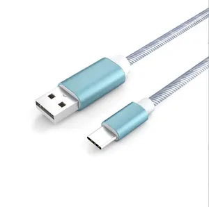 单头拖缆电缆制造商3A C型数据电缆快速充电USB C型超级充电电缆30w快速充电