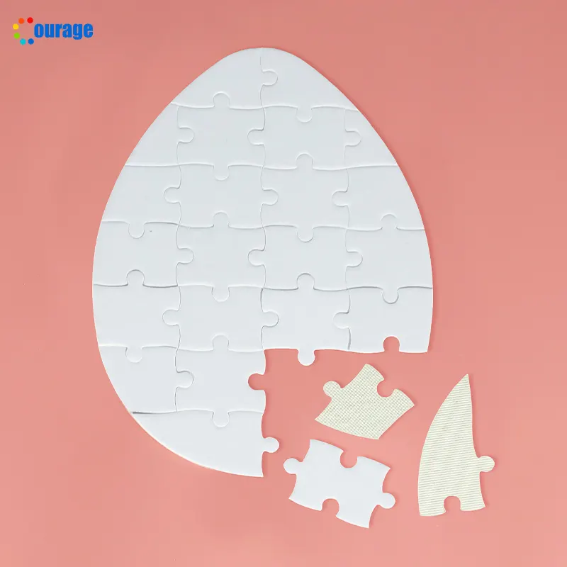 Kids Small paper sublimation jigsaw egg puzzle for Easter