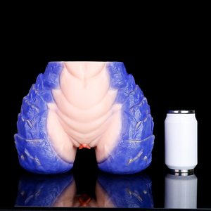 Masturbador Masculino de Silicona con Diseño de Doble Canal, Estilo Dragón, Tacto Suave, Funda de Placer Masculina con Forma de Cadera de Dragón - Product Image 3