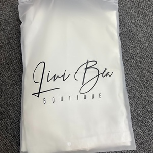 Custom Clothes Packaging <b>Zip</b> Lock <b>Bag</b> Biodegradable Matt Black Frosted PVC PE Plastic Clothing Ziplock Zipper <b>Bag</b> With Logo - Product Image 2