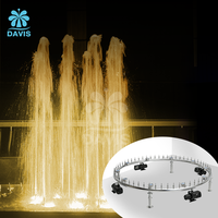 Fuente de Agua de Acero Inoxidable de 2 m con Luces LED RGB para Exteriores, Diseño Moderno, Fuente Musical Profesional, Personalización ODM OEM
