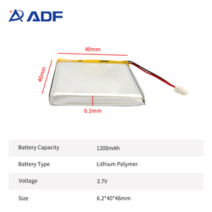 Bán buôn <span class=keywords><strong>3.7V</strong></span> 624046 1200mAh <span class=keywords><strong>lithium</strong></span> có thể sạc lại Polymer Pin RC xe - Product Image 4