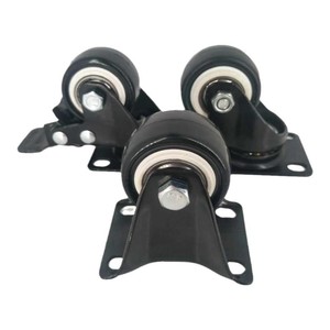 Roda universal, roda putar. Roda kemudi universal senyap ukuran 1,5 <span class=keywords><strong>2</strong></span> <span class=keywords><strong>3</strong></span> inci, roda pengarah, katrol troli ukuran kecil - Product Image 2