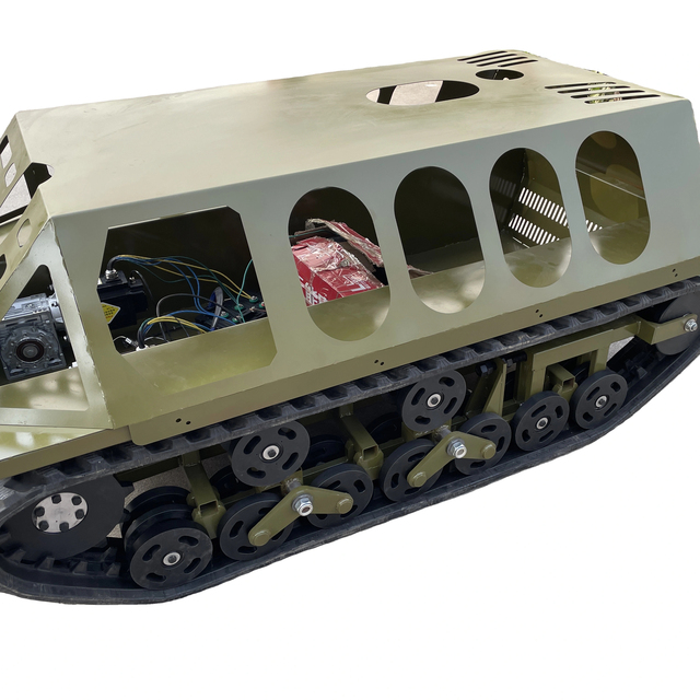 Rubber Belt Robot Rubber Tank Track Chassis Tracked Chassis Electric Crawler Chassis
