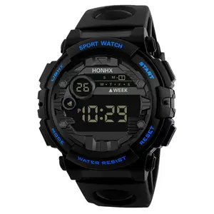 Factory Direct Sale Shock Resistant Life Waterproof Watch LED Light Man Sport Digital Wristwatch
