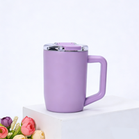 Tasses et gobelets isothermes en acier inoxydable en gros – Bouteille thermos de voyage isolée avec poignée pour café