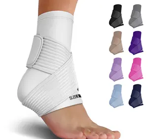 Wholesale fabric running walking boxing fitness safety soccer physical ligament Ankle Support Brace Gym Sports Ankle Brace