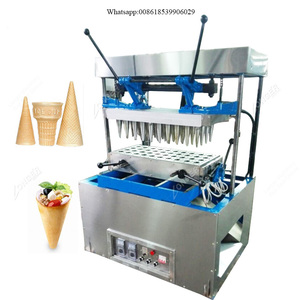 Équipement professionnel pour la fabrication de cônes à pizza commerciaux, machine à faire des cônes à glace en gaufre, prix de vente - Product Image 1