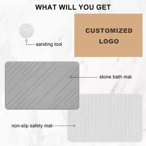 מרקיע חדש קטן בוץ אבן יבש מחצלת חדר אמבטיה דיאטומיט כדור הארץ מחצלת מחצלת לסביבה מחצלת דיאטומיט - Product Image 2