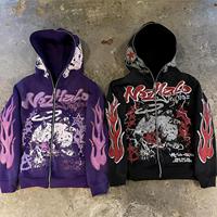 Haute qualité pierre acide lavage sweat à capuche zippé en détresse sunfaded soleil délavé hommes personnalisé pull éponge français sweat à capuche zippé