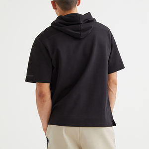 Pantalones cortos de hombre activos e informales al por mayor con bolsillos reflectantes con cremallera 100% algodón nailon estirable gran oferta ropa deportiva hasta la rodilla - Product Image 5