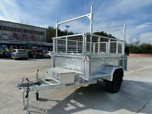 Remolque Volquete de Eje Único con Cubo de Rueda de Aleación de Aluminio y Caja Hidráulica para Neumáticos - Product Image 5