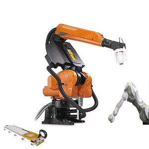 Robot de peinture par pulvérisation de haute précision, fabriqué en <span class=keywords><strong>Suisse</strong></span>, avec housse de protection et rail de guidage pour la fabrication de voitures en usine - Product Image 2