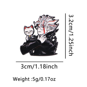 Broches <span class=keywords><strong>de</strong></span> Bisutería <span class=keywords><strong>de</strong></span> Moda DANDADAN Ayase <span class=keywords><strong>Momo</strong></span> Takakura Ken, Pin <span class=keywords><strong>de</strong></span> Metal para Manualidades, Insignia <span class=keywords><strong>de</strong></span> Aleación, Broche <span class=keywords><strong>de</strong></span> Anime - Product Image 6