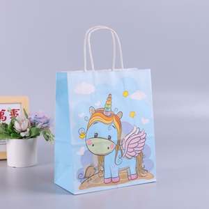 Biodegradable New Design Kraft Paper Kids <b>Party</b> <b>Gift</b> <b>Bags</b> with Handles - Product Image 4