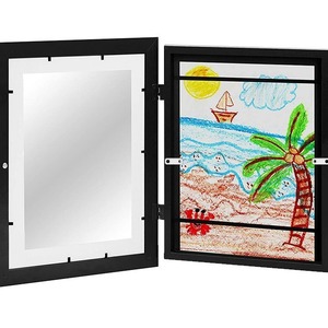 <span class=keywords><strong>Cornice</strong></span> Magnetica Ribaltabile per Esposizione di Opere d'Arte dei Bambini, Supporto per Esposizione di Lavori in Asilo, Decorazione per la Casa - Product Image 1