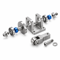 Supports de cardan en titane/acier inoxydable de qualité 5 sur mesure pour usinage CNC de pièces complexes de précision OEM ODM