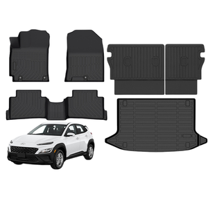 Accessori Interni Auto OEM Tappetini Auto in TPE per <span class=keywords><strong>Hyundai</strong></span> <span class=keywords><strong>Kona</strong></span>, <span class=keywords><strong>Kona</strong></span> EV e <span class=keywords><strong>Kona</strong></span> Hybrid - Product Image 1