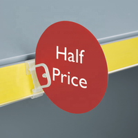 Présentoir de rayon en PVC pour la publicité en supermarché, Dangler, Wobbler, Shelf Talker