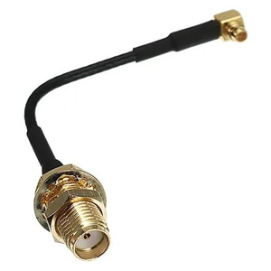 Angled SMA Female Adapter Connector Cable 70mm Flytower SMA Female for DIY VTX Racing <b>Drone</b> <b>Accessories</b> - Product Image 1