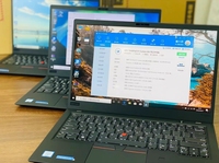 Ordinateur portable professionnel d'occasion ThinkPad X1 Carbon 7ème génération Intel I5 8+256 Go, 14 pouces, déverrouillage par empreinte digitale, anglais, GeForce MX130