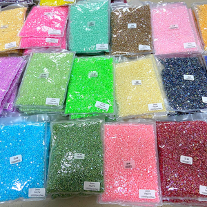 ลูกปัดไข่มุกแฟนซีคุณภาพสูง Abs สีหลังเรียบครึ่งกลมไข่มุกลูกปัดสำหรับกระเป๋าเสื้อผ้า Diy - Product Image 6