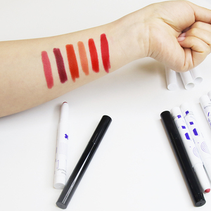 Nuevo diseño, envío <span class=keywords><strong>gratis</strong></span>, maquillaje cosmético de colores, lápiz labial de terciopelo mate a prueba de manchas de larga duración, lápiz labial - Product Image 2