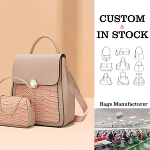 Nouveau sac à dos tendance pour femmes, style coréen, ensemble de trois pièces, vente en gros - Product Image 1