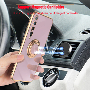 เคสโทรศัพท์แบบมีแหวนสำหรับ Xiaomi <span class=keywords><strong>Mi</strong></span> 10 <span class=keywords><strong>Lite</strong></span> Redmi Note 10 Pro Max 10Pro Note10  วัสดุซิลิโคนนุ่ม ป้องกันได้เต็มรูปแบบ พร้อมขาตั้งในตัว - Product Image 5