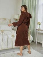 Vente en gros Peignoir imprimé avec logo personnalisé pour hôtel et maison Pyjamas pour femmes Vêtements de nuit en molleton flanelle corail Peignoir à capuche surdimensionné
