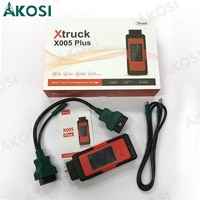 X-트럭 X005 플러스 ECU 프로그래밍 ECU 퀵 플래싱 DPF 재생 키트 (FAWDE, SINOTRUK, Shacman, Dongfeng용) OBD2 스캐너 도구