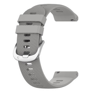 Bracelet en silicone universel pour montre intelligente 18/20/22 mm pour <span class=keywords><strong>Garmin</strong></span> Forerunner 745 645 265 255 245 Bracelet de montre <span class=keywords><strong>Venu</strong></span> 2 <span class=keywords><strong>SQ</strong></span> Vivoactive 4s 4 3 - Product Image 4