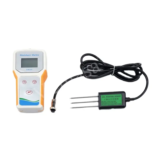 Takeme-10EC la temperatura del Sensor de humedad Sht10 suelo medidor de conductividad Gsm Sensor de humedad del suelo