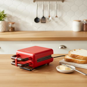 Machine à gaufres électrique antiadhésive 5-en-1, mini, personnalisable, détachable, pour sandwichs, gaufres et beignets bulles – Meilleure vente - Product Image 6
