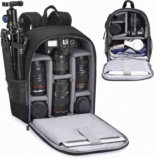 Free Sample Waterproof Camera Backpack for DSLR, Mirrorless - Compatible with Sony, Canon, Nikon Camera and Lens Accessories