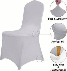 Housse de chaise universelle en Spandex pour mariage, fête, cérémonie, événement, en tissu de qualité - Product Image 2