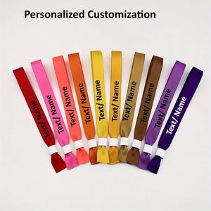 Bracelet d'identification personnalisé en sérigraphie, multi-styles, imperméable, pour concerts, expositions, fêtes et événements - Product Image 3