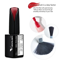 VENALISA 15ml Velvet Matte Topcoat Super shinny pas de nettoyage pas d'essuyage couche de base trempée longue durée imbiber le gel uv