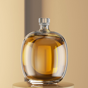 Botellas de Vidrio Transparente Esmerilado Vacías para <span class=keywords><strong>Vodka</strong></span> y Licores de 100 ml, 250 ml, 500 ml, 1000 ml y 1500 ml con Tapa - Product Image 2