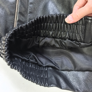 Chinesischer Hersteller Windbreaker-Jacken Outdoor-Beschichtungsjacke Reißverschluss-Herrenjacke aus PU-Leder - Product Image 3