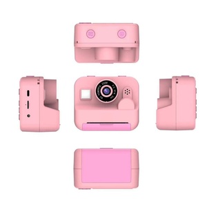 Appareil photo numérique coloré pour enfants, impression instantanée, grand angle 180°, MicroSD, avec vision nocturne et lampe torche - Product Image 6