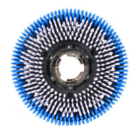 Tampon de nettoyage de tapis en nylon de qualité commerciale de 17 pouces, tampon de récurage robuste pour polisseuse rotative