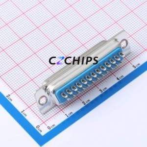 X0125FT7BL1 D-Sub/VGA Connector DIP Connector ( Connector Type: Standard D-Sub )( Gender: Female )( Total Number of PINs: 25P ) - Product Image 2