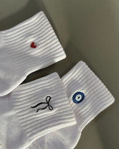 Fabrication <span class=keywords><strong>de</strong></span> chaussettes <span class=keywords><strong>de</strong></span> Pilates brodées <span class=keywords><strong>de</strong></span> conception d'arbre <span class=keywords><strong>de</strong></span> Noël Logo personnalisé Poignées antidérapantes Yoga Danse Ballet Chaussettes blanches Hommes Femmes - Product Image 6