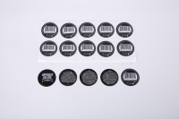 Livret d'autocollants d'étiquette d'impression personnalisée Logo personnalisé Étiquette étanche Étiquette autocollante double couche en vinyle